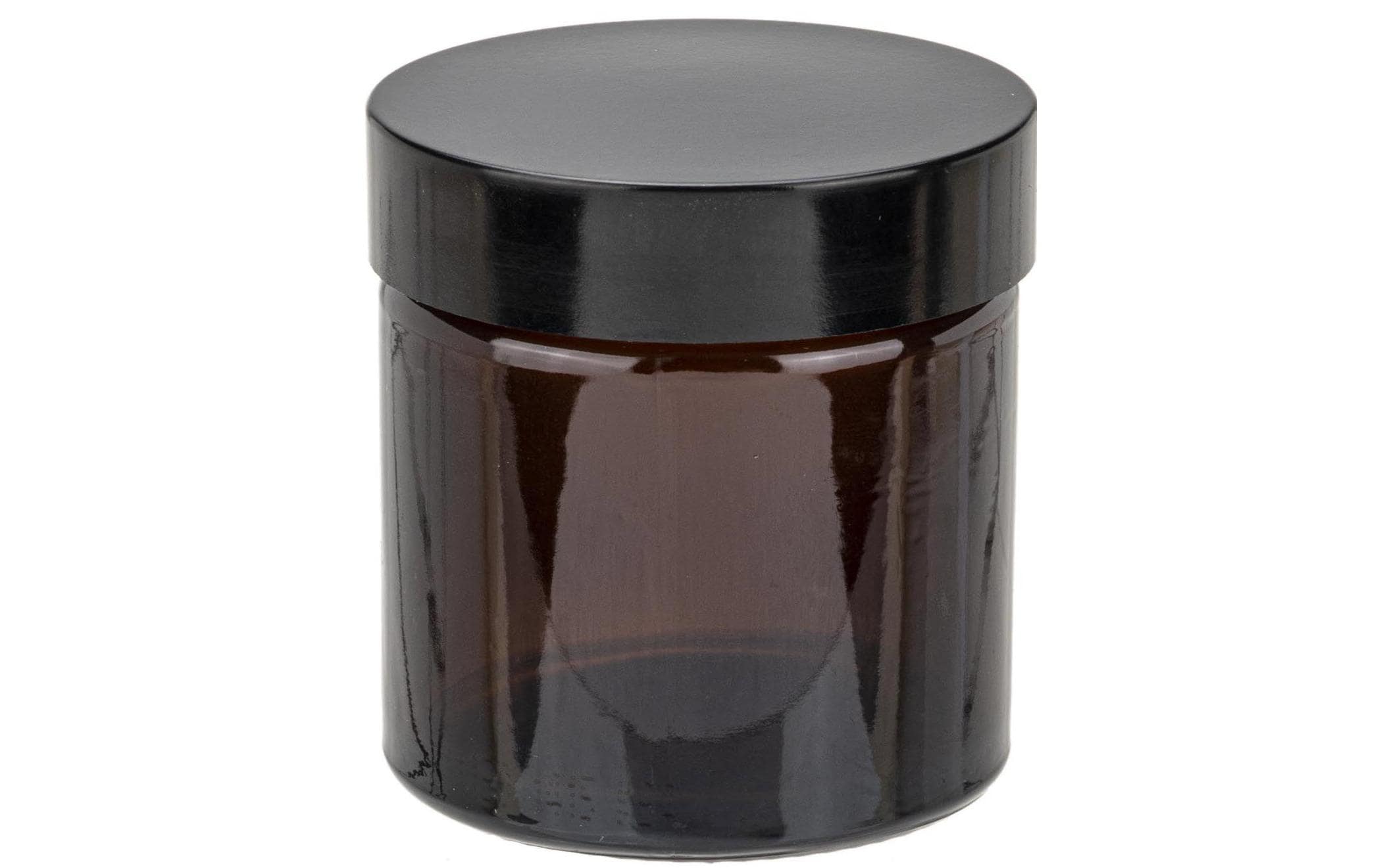 Glorex Dose und Verpackung Glastiegel 60 ml, Braun