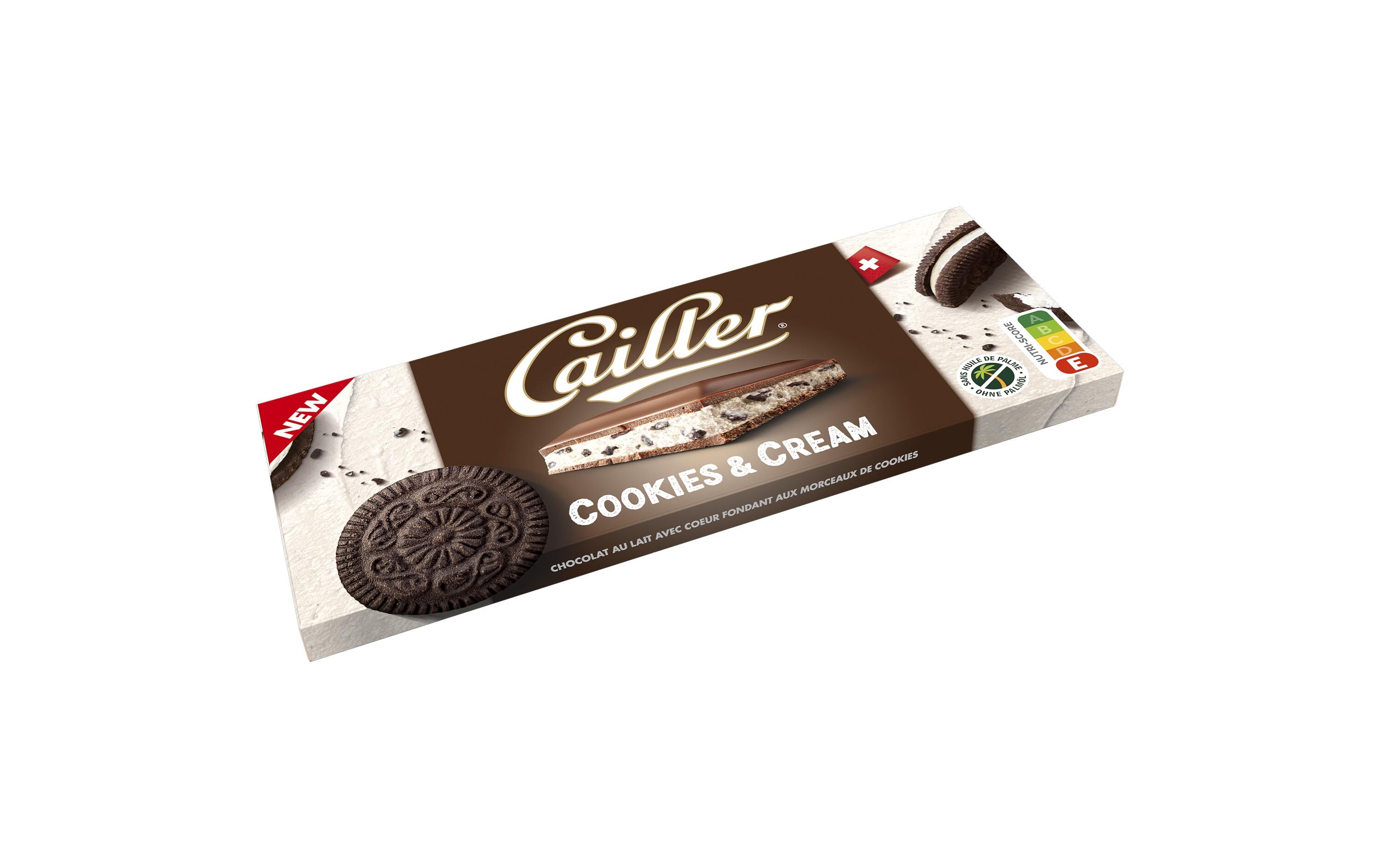 Cailler Schokolade Filled Cookie Cream Tafel 96 g
