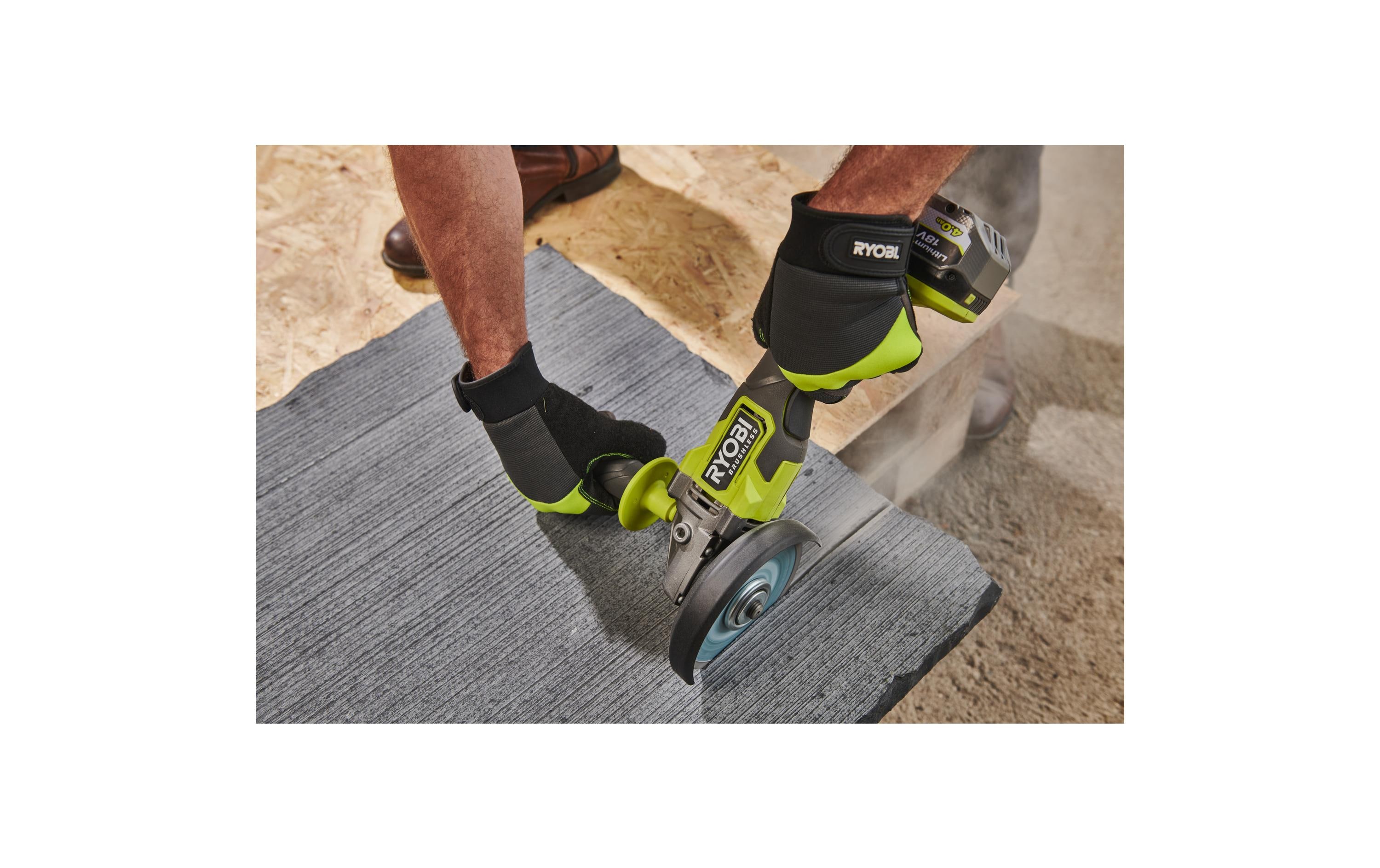 RYOBI Akku-Winkelschleifer RAG18BL-0