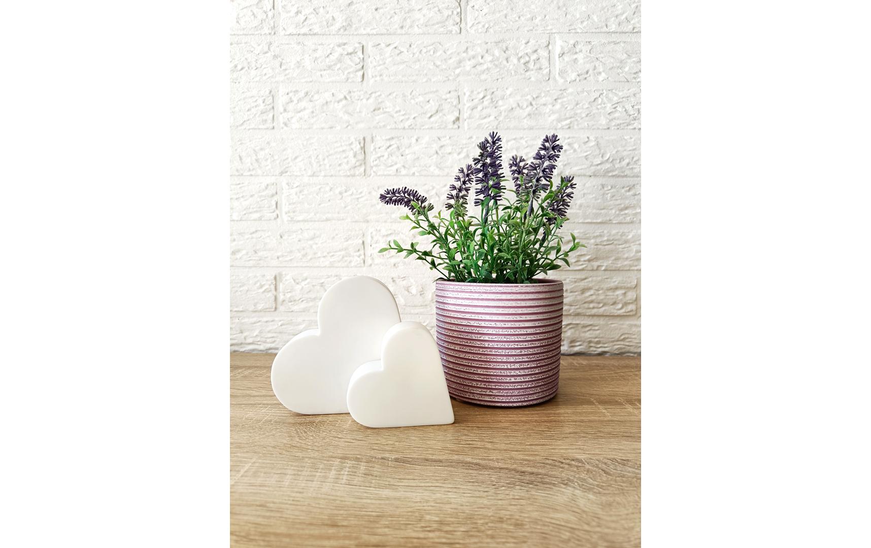 8 Seasons Design Motivlicht Shining Heart Micro S, Weiss