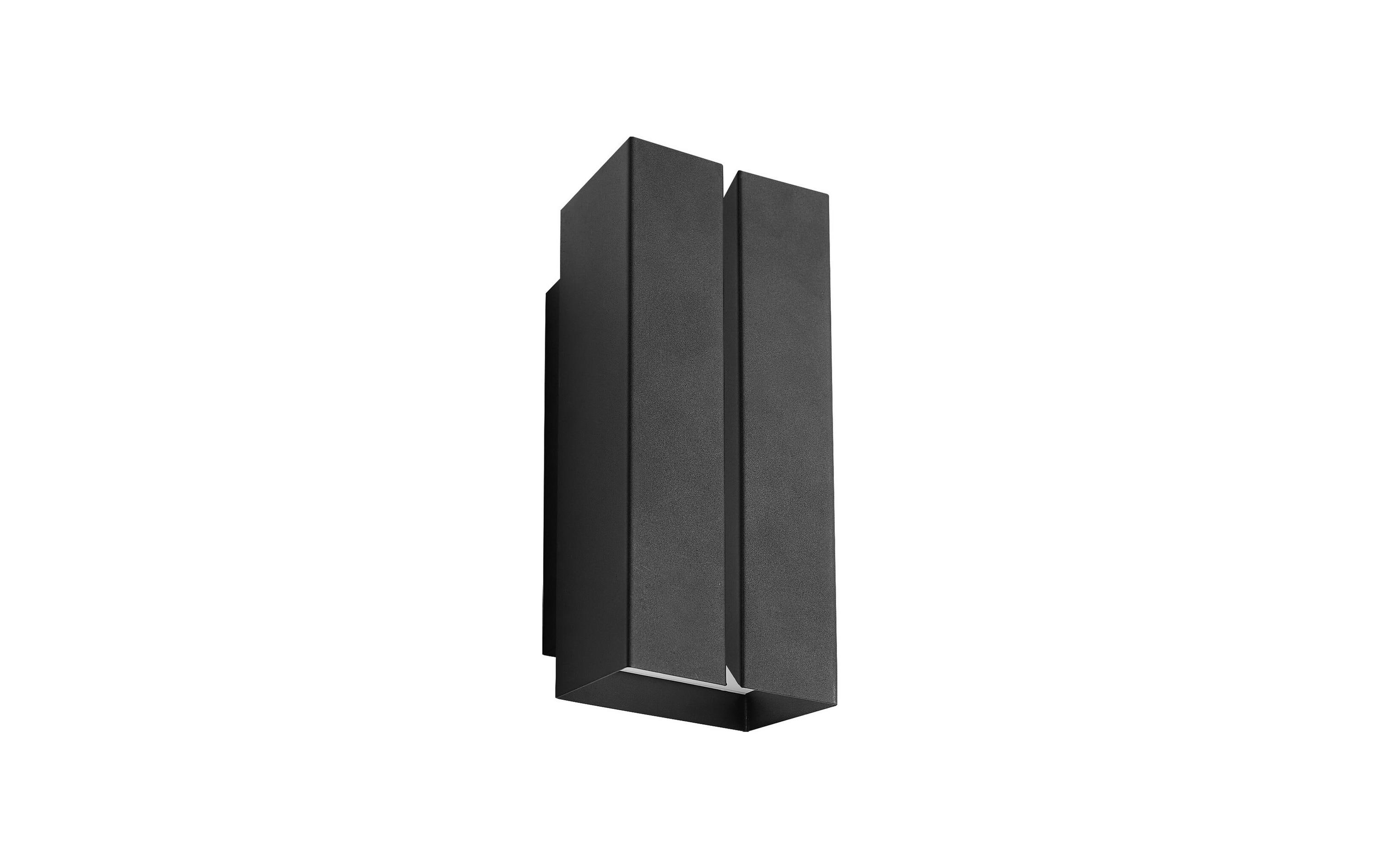 Nordlux Wandleuchte Clarini 15W, E27, IP54, schwarz