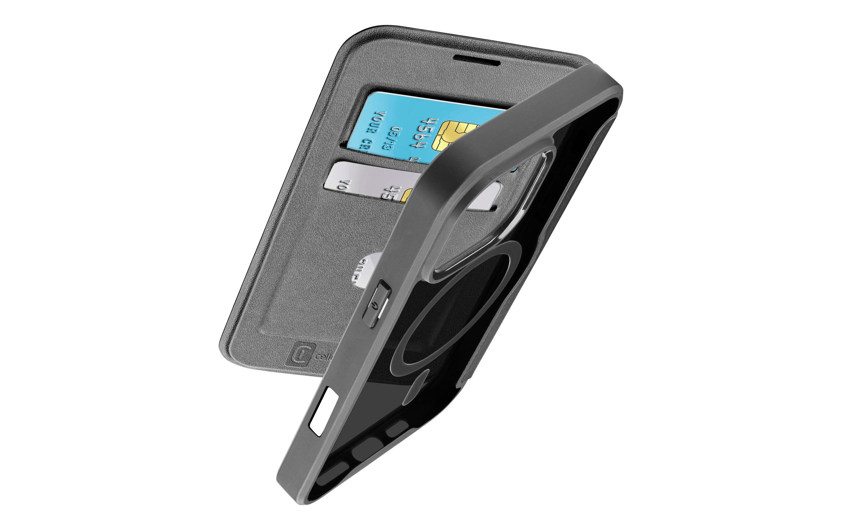 Cellular Line Book Cover Book Case iPhone 16 Pro Black