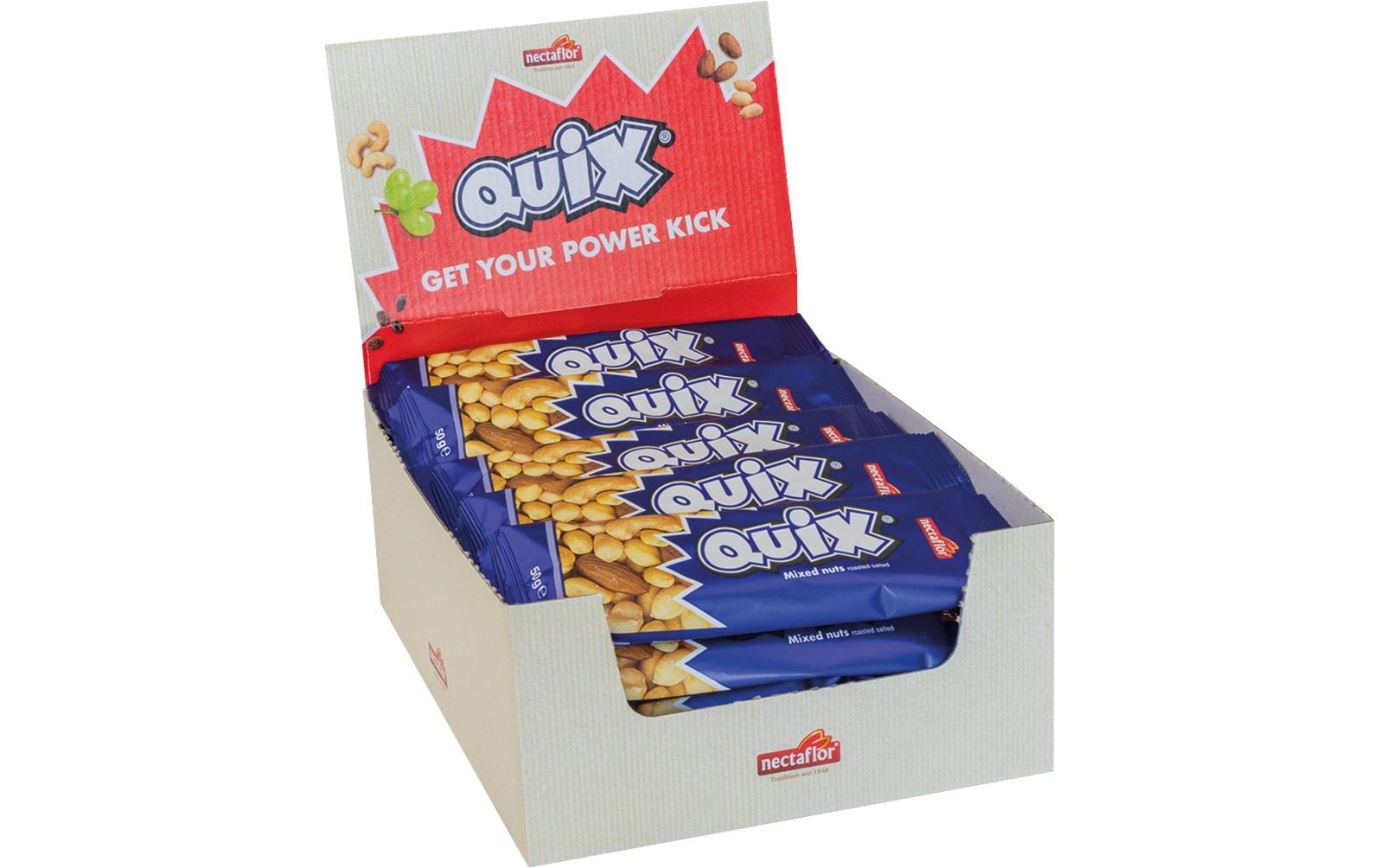 Nectaflor Quix Mixed Nuts gesalzen 25 x 40 g
