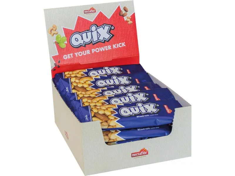 Nectaflor Quix Mixed Nuts gesalzen 25 x 40 g Nectaflor Quix Mixed Nuts gesalzen 25 x 40 g