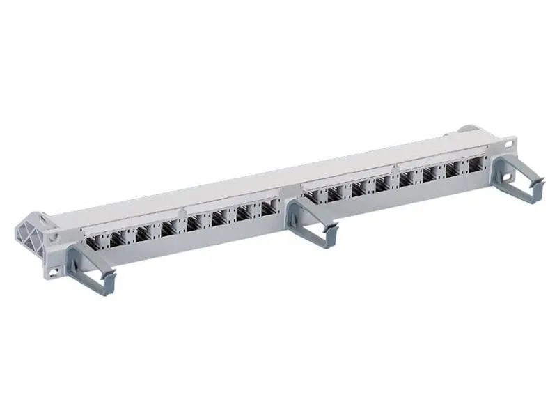 R&M Patchpanel 16 Port Cat 6A 1 HE 19 leer ungeschirmt R&M Patchpanel 16 Port Cat 6A 1 HE 19 leer ungeschirmt