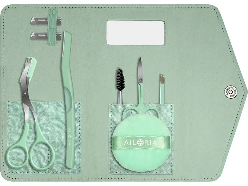 Ailoria Augenbrauen- und Gesichtspflege-Set Visagique Mystic Mint Ailoria Augenbrauen- und Gesichtspflege-Set Visagique Mystic Mint