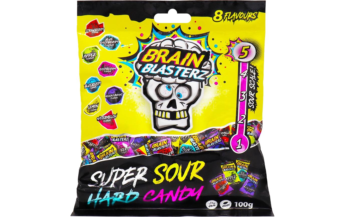 Brain Blasterz Super Sour Hard Candy 100 g
