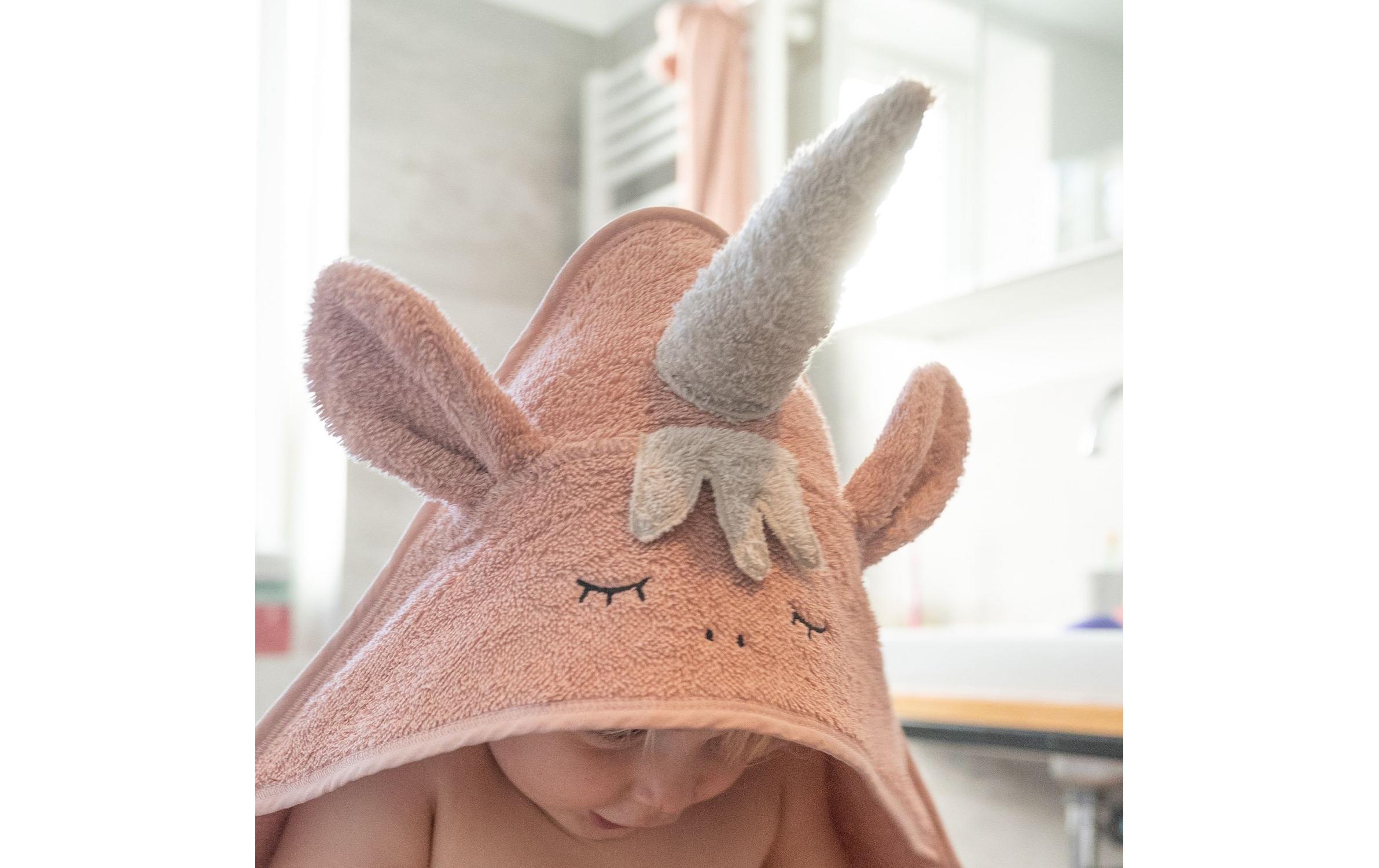 Kindsgut Kapuzenhandtuch Einhorn 75 x 75 cm