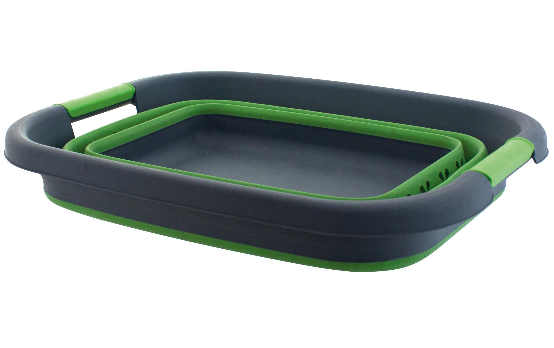 Eurotrail Wäschekorb 50 l, Grün/Schwarz Eurotrail Wäschekorb 50 l, Grün/Schwarz