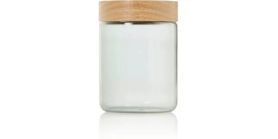 AdHoc Vorratsdose PureJar 0.8 l, Transparent/Braun AdHoc Vorratsdose PureJar 0.8 l, Transparent/Braun
