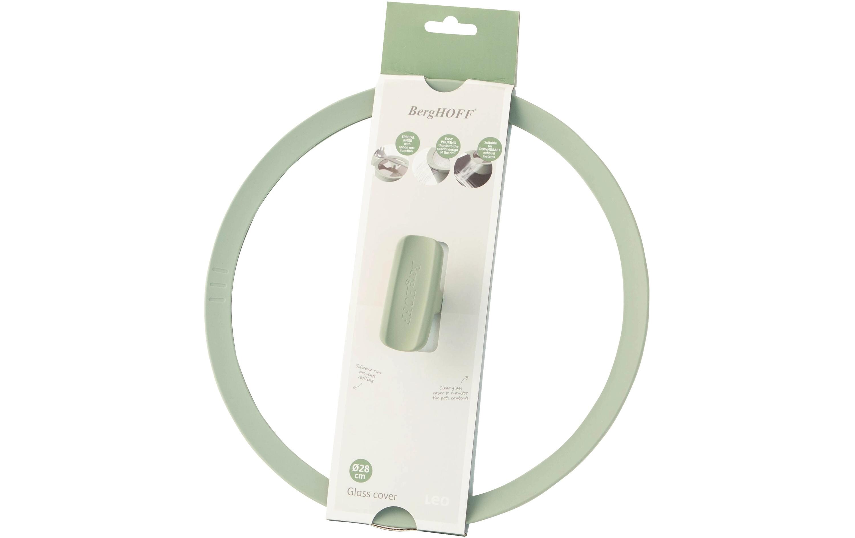 BergHOFF Glasdeckel Leo Balance Sage 28 cm, Grün