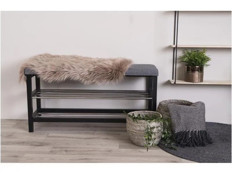 House Nordic Sitzbank Padova 100 x 50 cm, Grau/Schwarz House Nordic Sitzbank Padova 100 x 50 cm, Grau/Schwarz