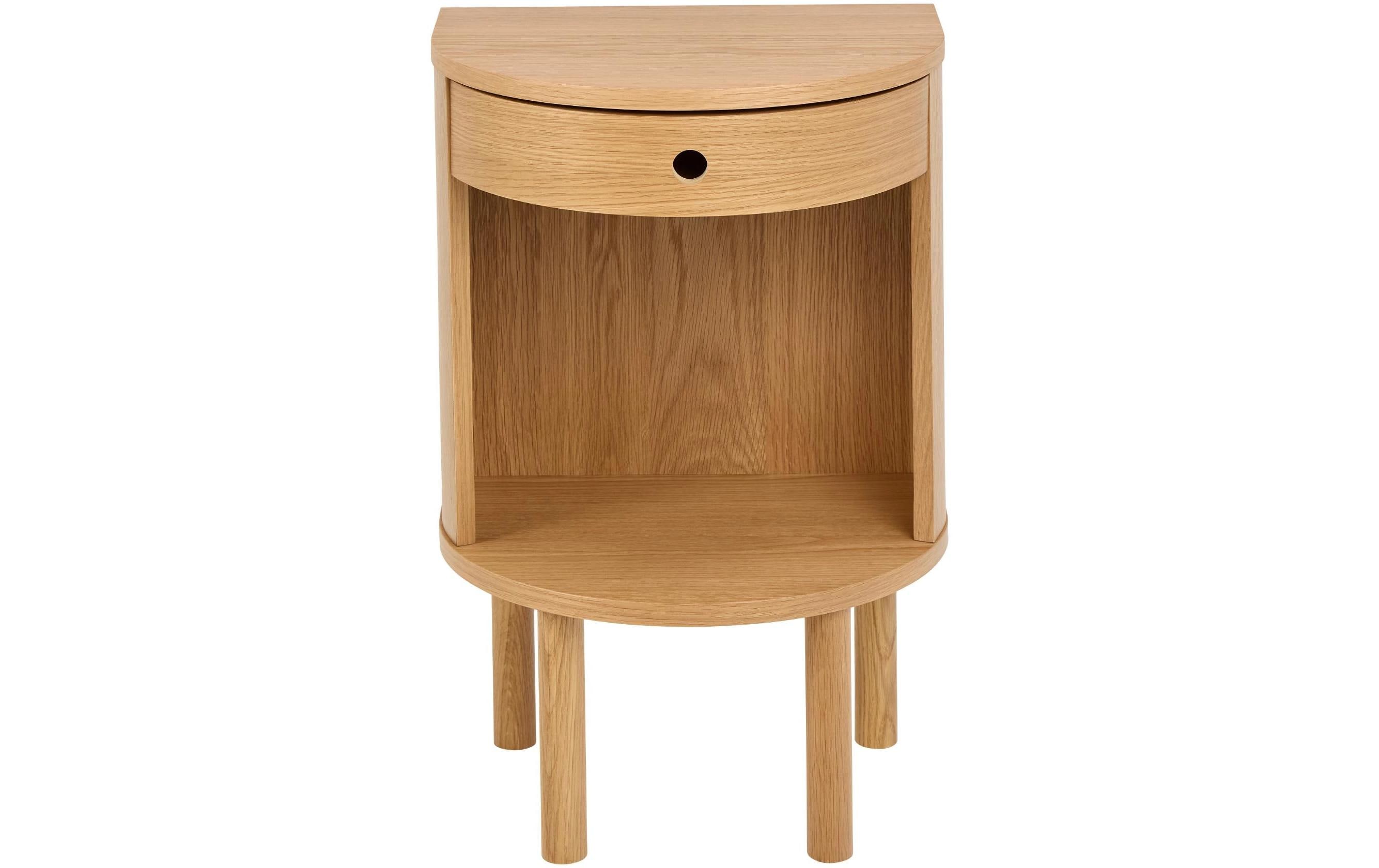AC Design Nachttisch Paron Hellbraun, 40 x 31.5 x 60 cm