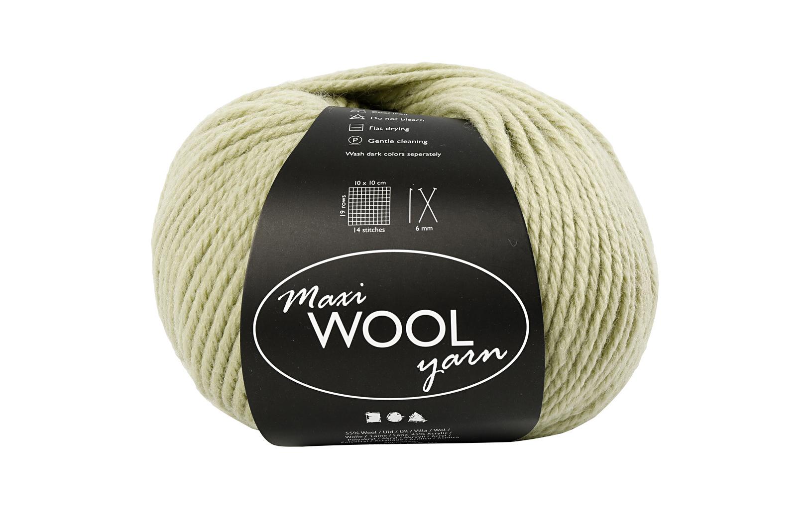 Creativ Company Wolle 100 g Hellgrün