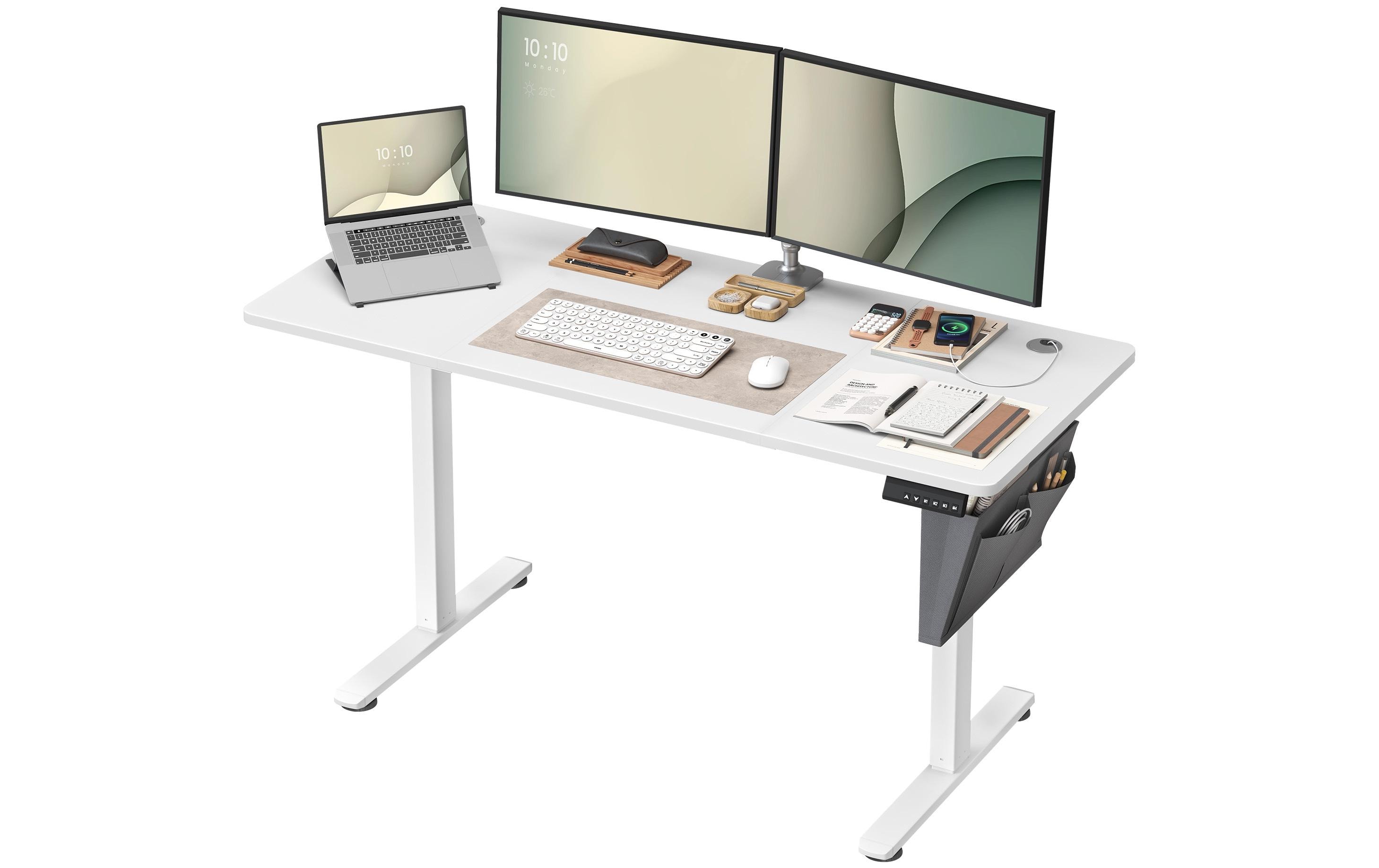 Songmics Stehtisch 140 x 60 cm, höhenverstellbar