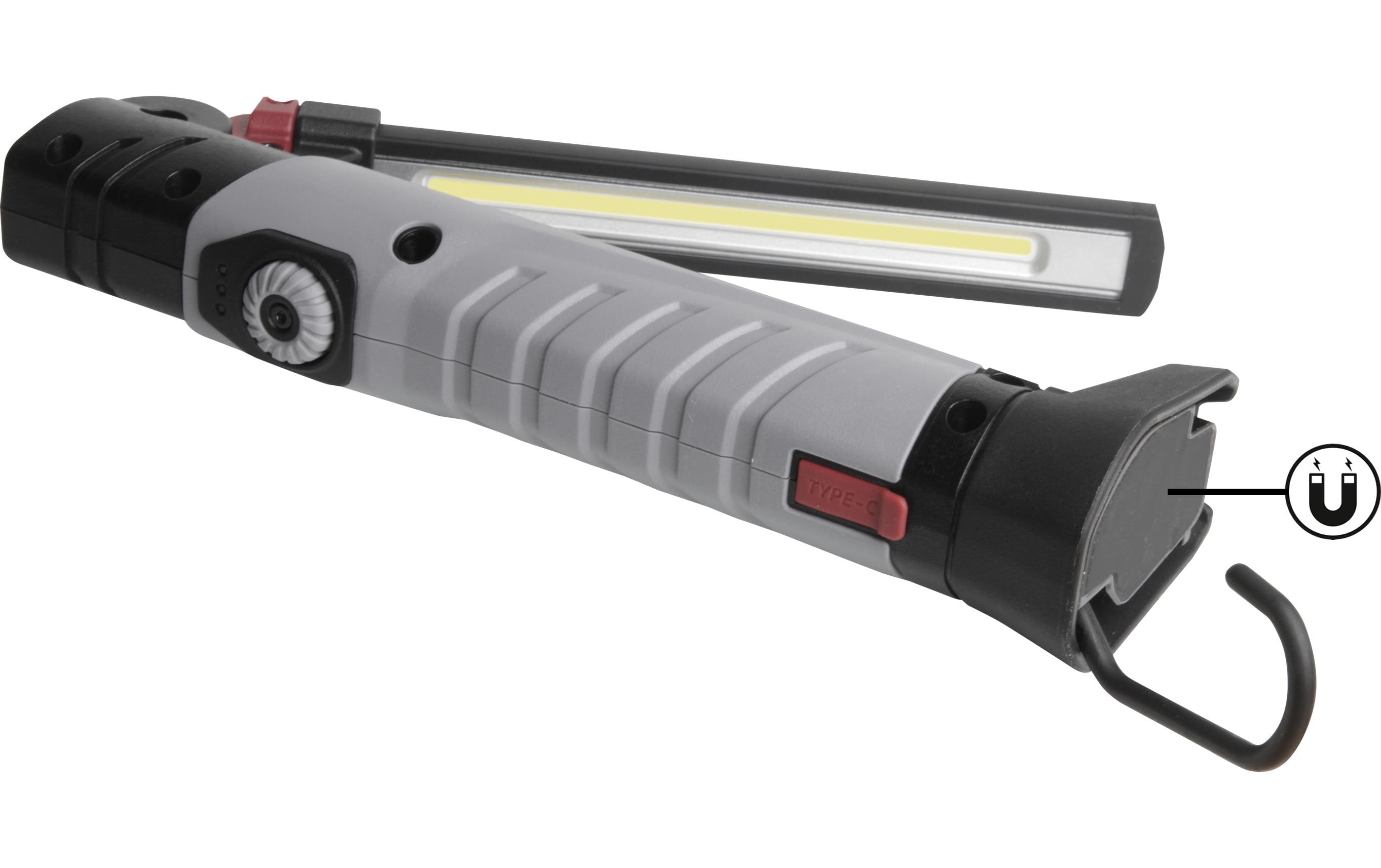 Kraftwerk Akku-Lampe 2 x LED Handlampe Slimlight 700, 3.7 V, 2600 mAh