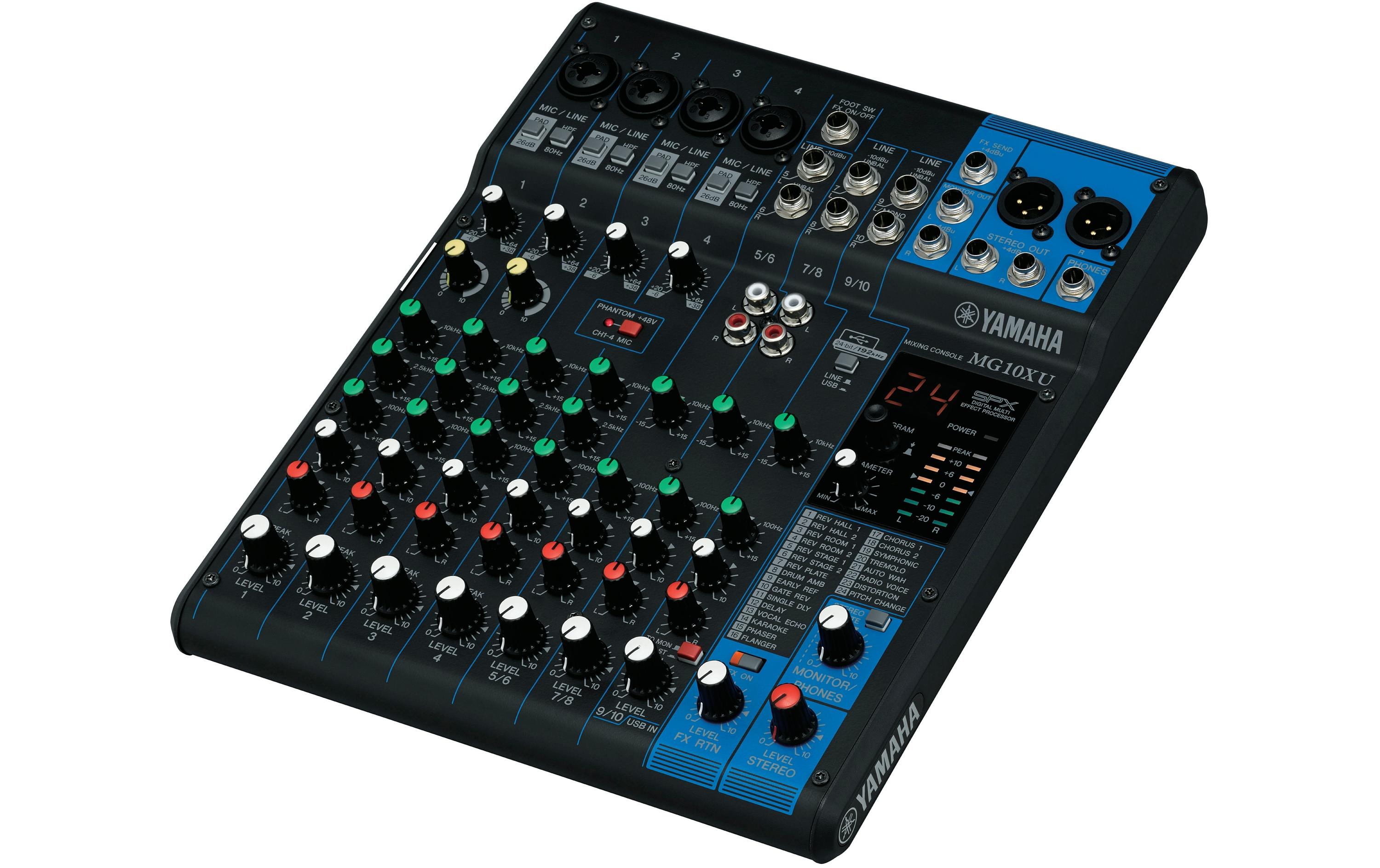 Yamaha Mischpult MG10XU - 10-Kanal, analog Yamaha Mischpult MG10XU - 10-Kanal, analog