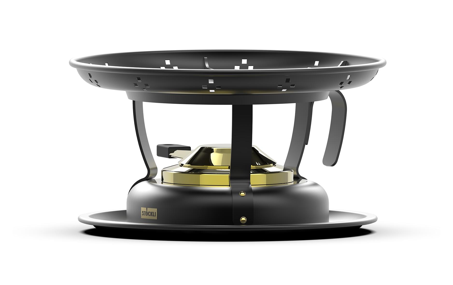 Stöckli Fondue-Rechaud Classic Schwarz