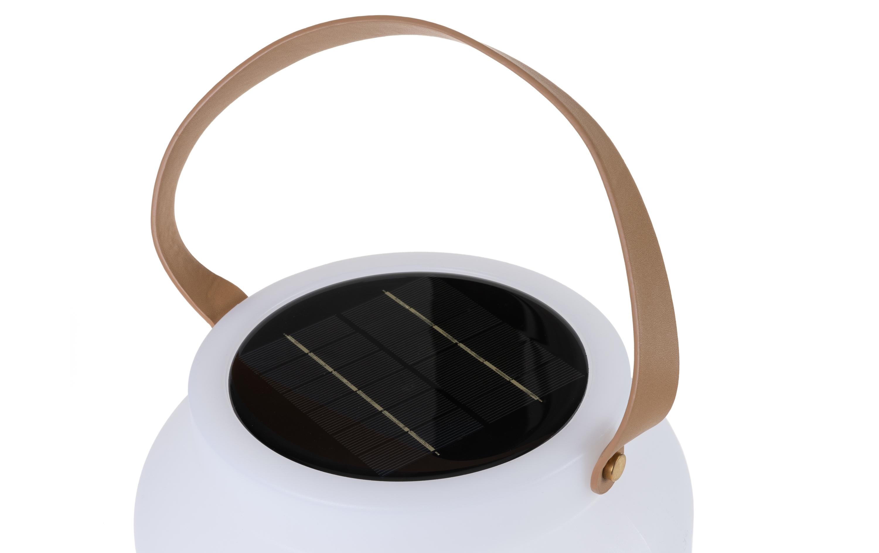 COCON Laterne LED Solar, Weiss