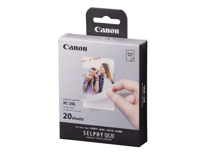 Canon XC-20 l selbstklebend glänzend 54 x 85 mm 20 Blatt
