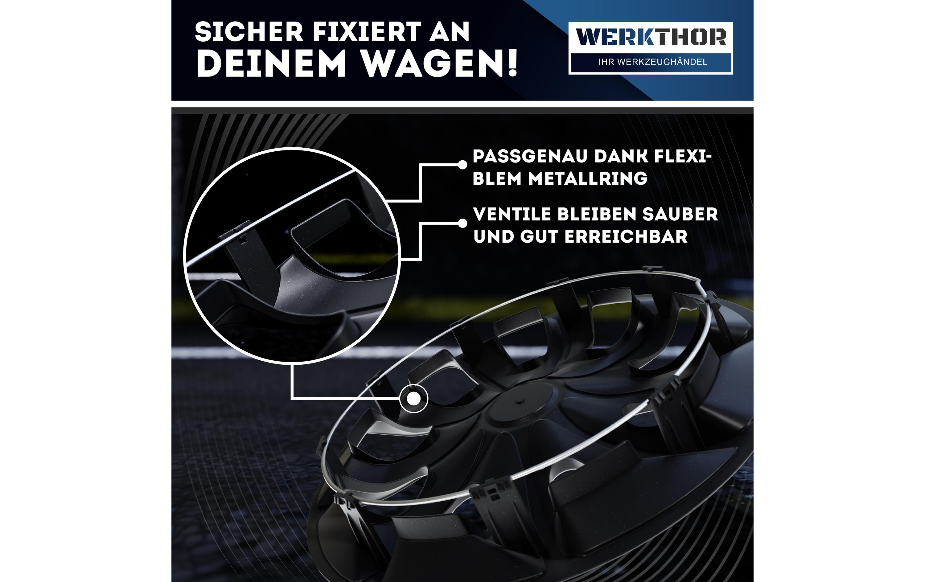 Werkthor Radzierblende 4er Set 14