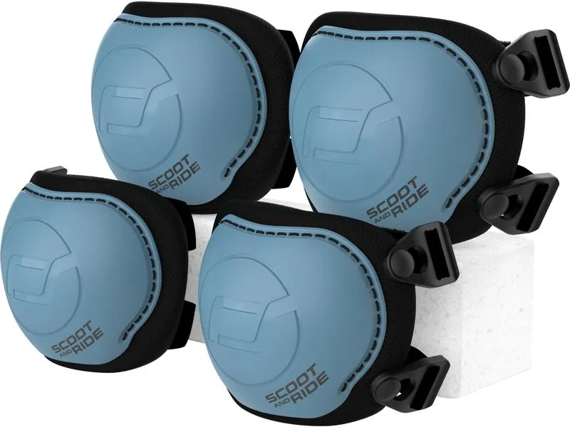 Scoot and Ride Knie- & Ellenbogenschoner Set S Steel Scoot and Ride Knie- & Ellenbogenschoner Set S Steel