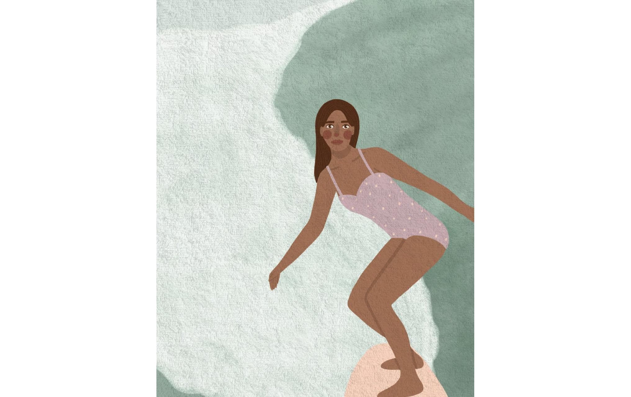 Chic Mic Badetuch Surfing 90 x 180 cm