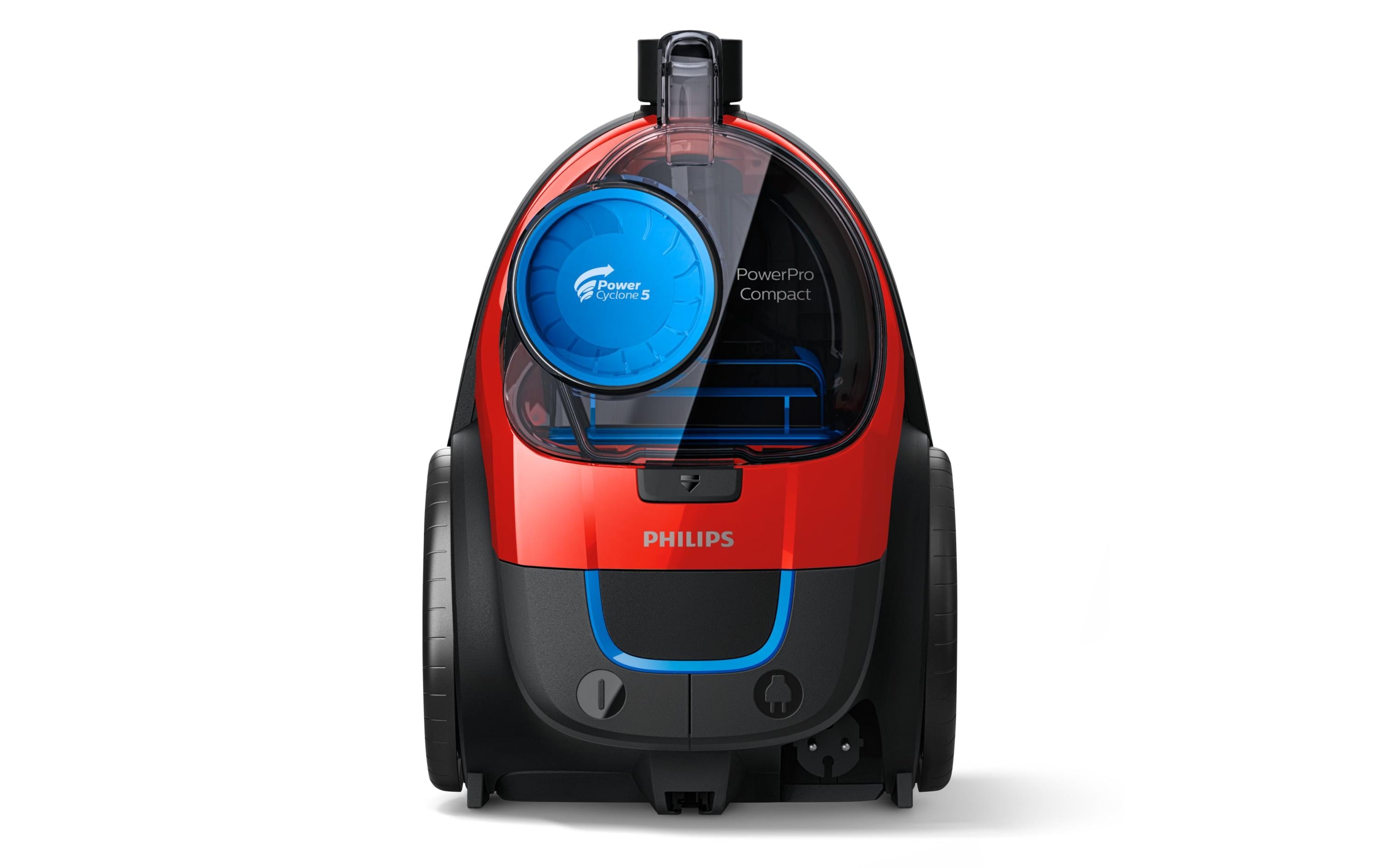 Philips Bodenstaubsauger PowerPro Compact Rot