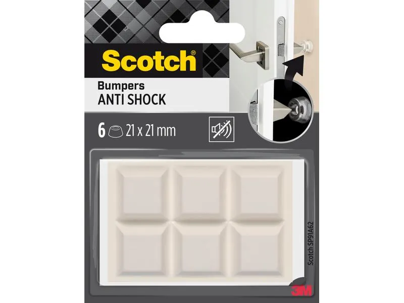 3M Schutzpuffer Anti Shock, 21 x 21 mm, Transparent, 6er Pack 3M Schutzpuffer Anti Shock, 21 x 21 mm, Transparent, 6er Pack