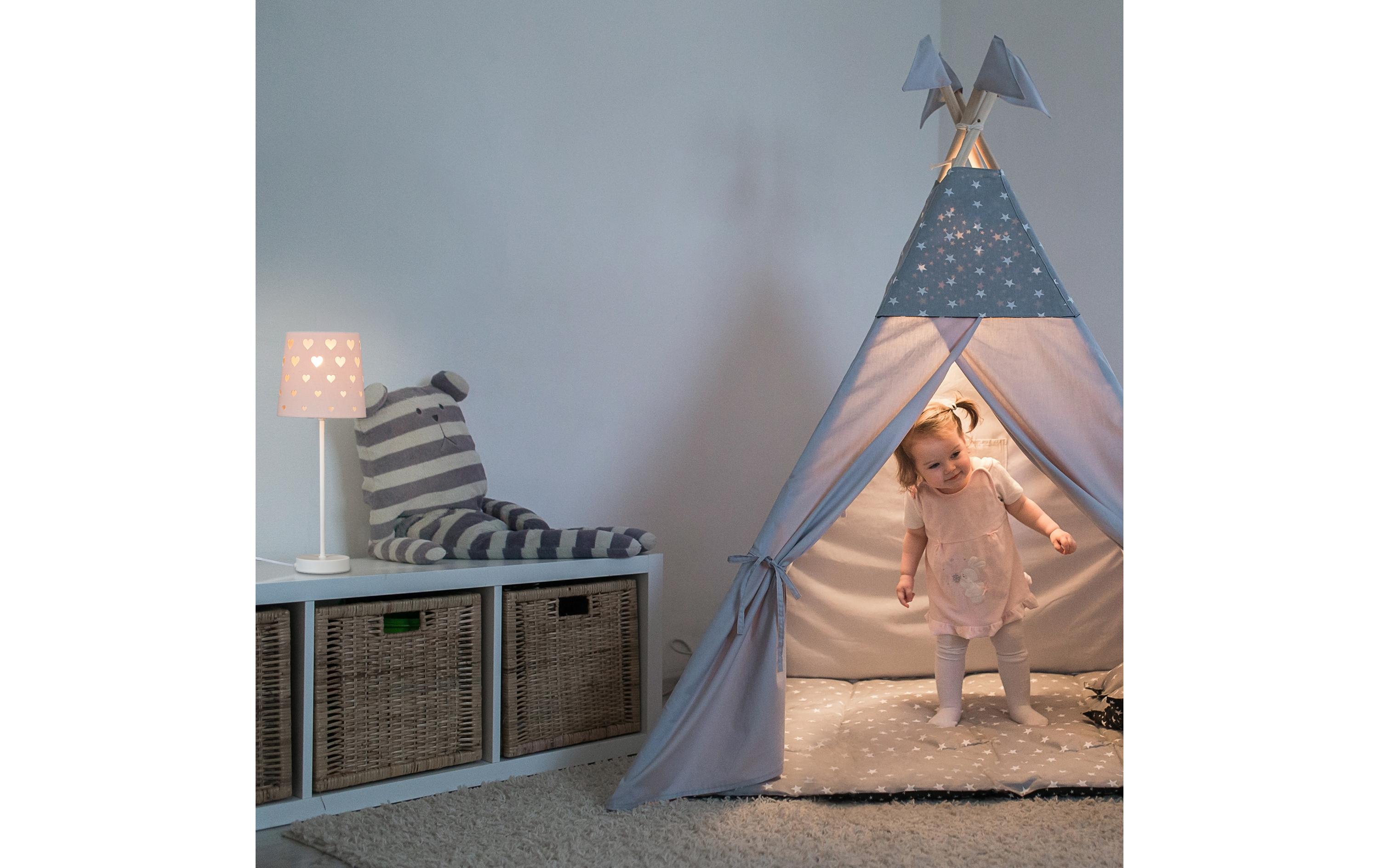 relaxdays Tischlampe Herzen