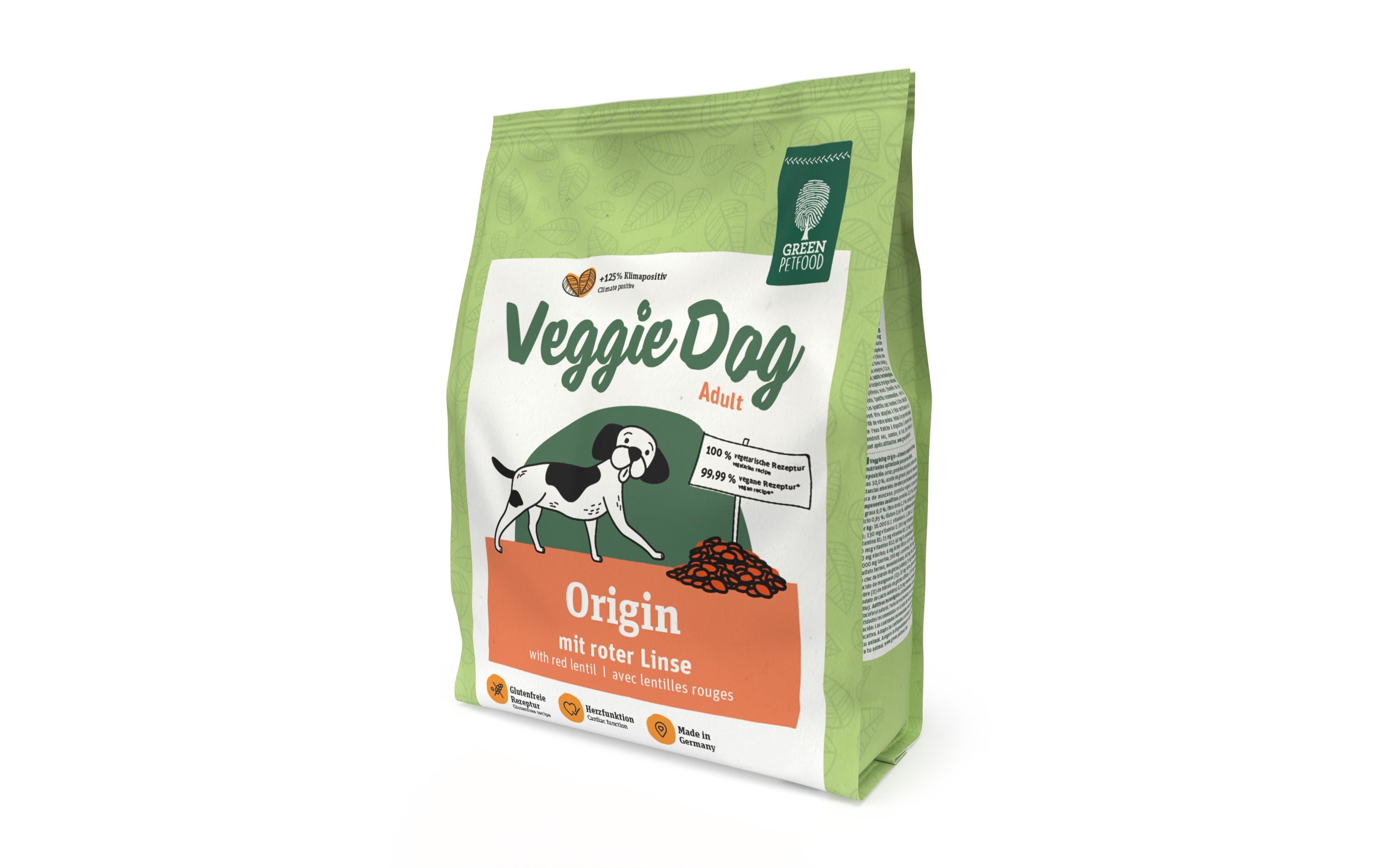 Green Petfood Trockenfutter VeggieDog Origin, 0.9 kg