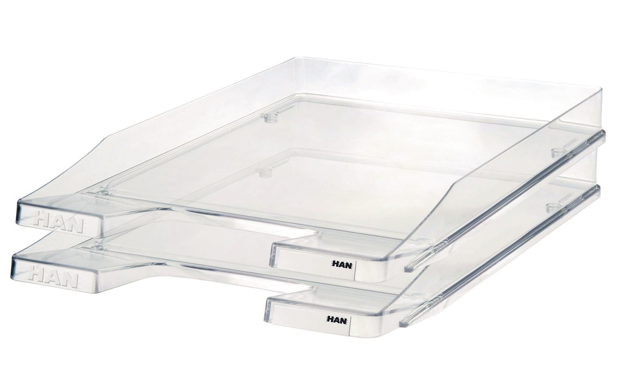 HAN Ablagekorb JUNIOR A4 Transparent, 5 Stück