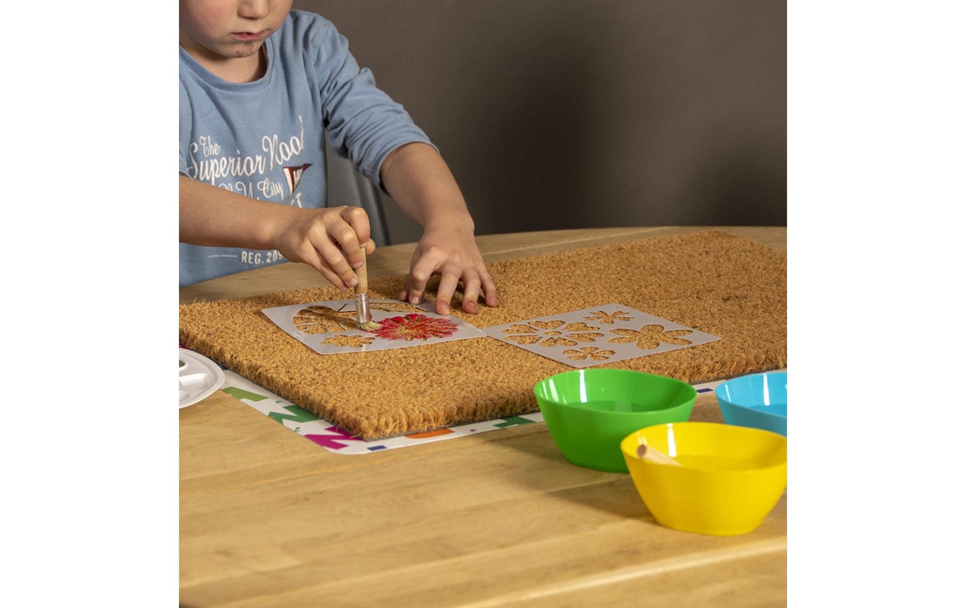 Esschert Design Fussmatte Blumen 40 cm x 60 cm