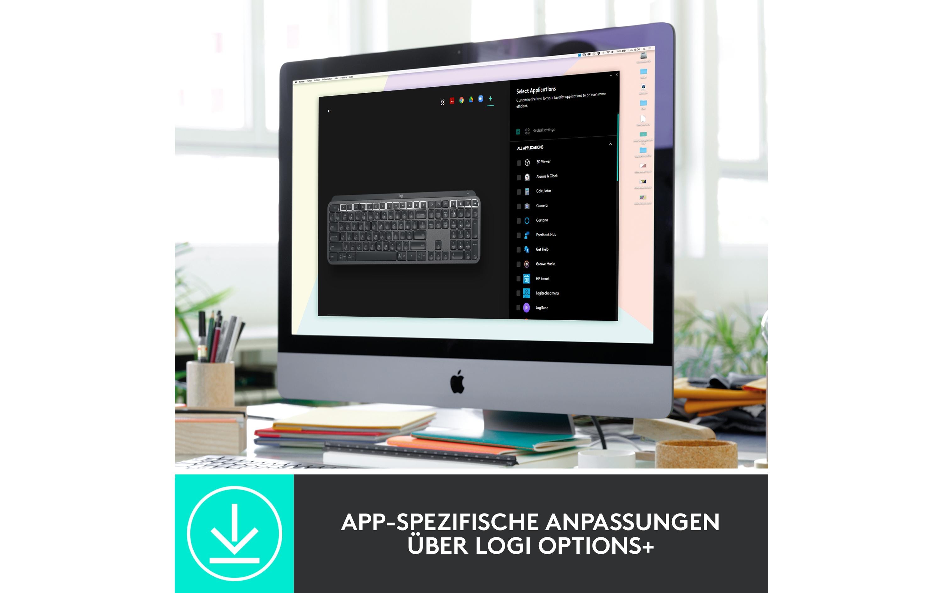 Logitech Tastatur-Maus-Set MX Keys Combo for Business 2. Gen Logitech Tastatur-Maus-Set MX Keys Combo for Business 2. Gen