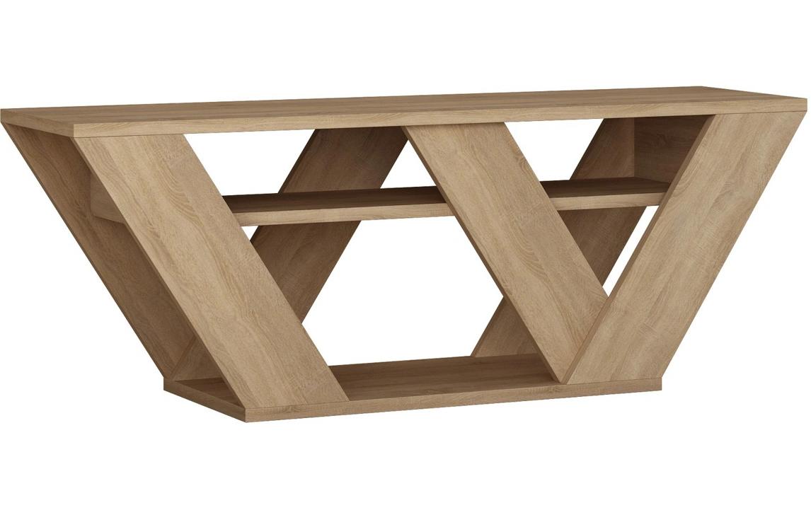 Woody Fashion TV-Möbel Pipralla 110 x 30 cm, Braun