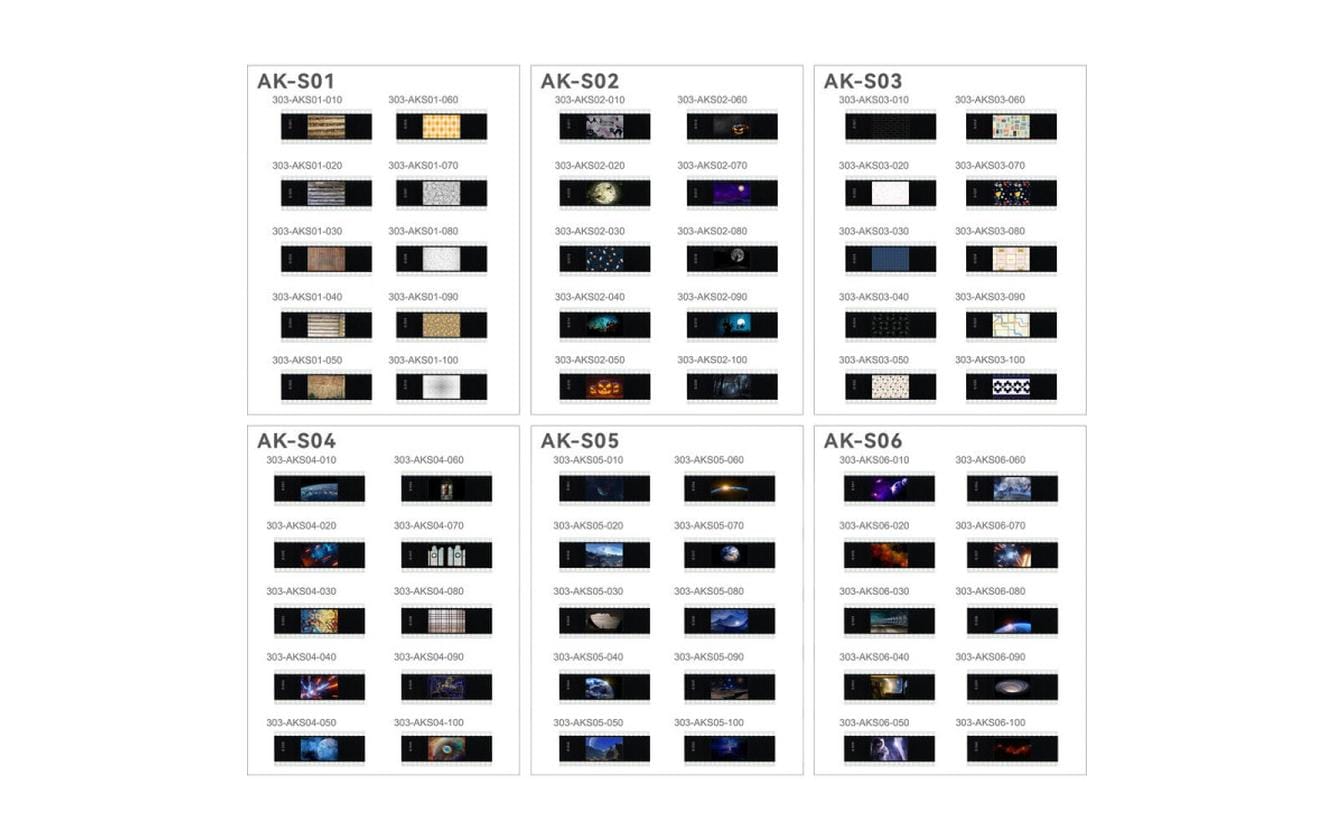 Godox AK-S Komplettes Dia-Set (60 Stück) für AK-R21
