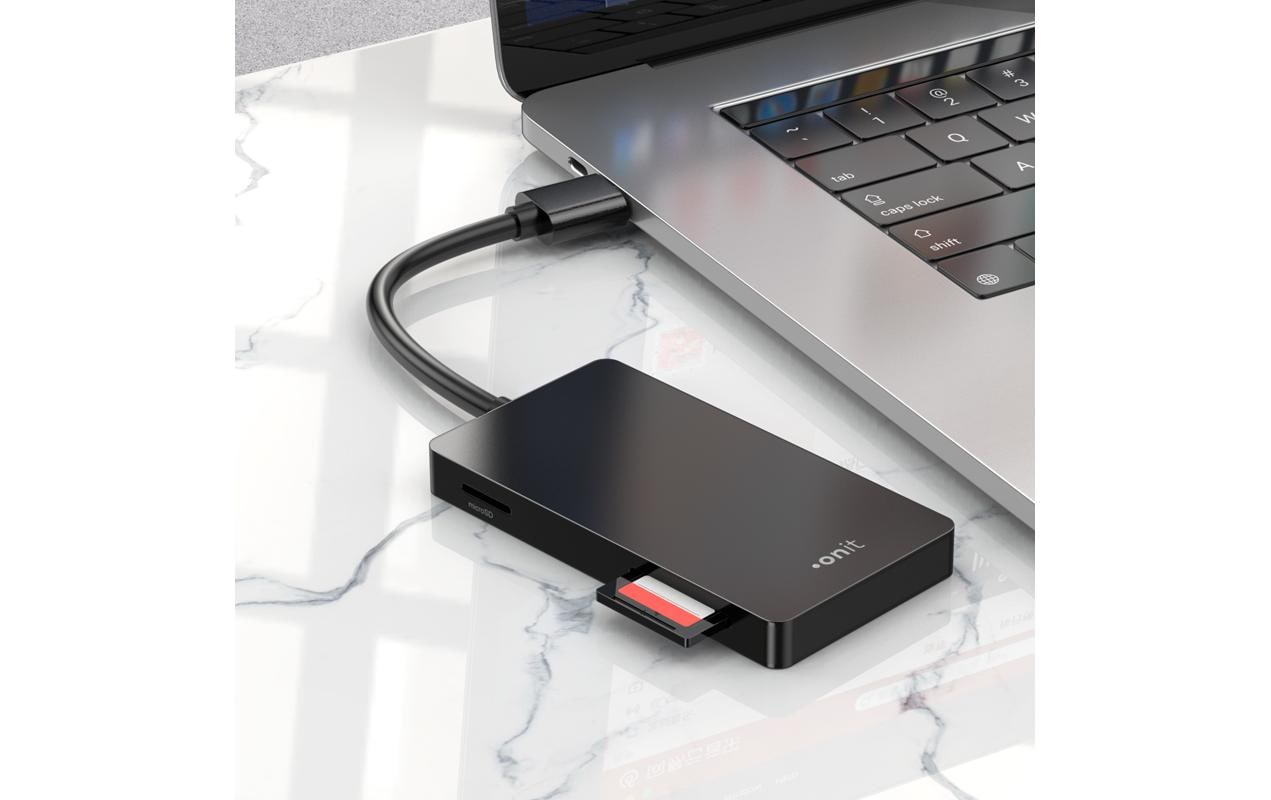 onit Card Reader Extern USB-A 3-in-1