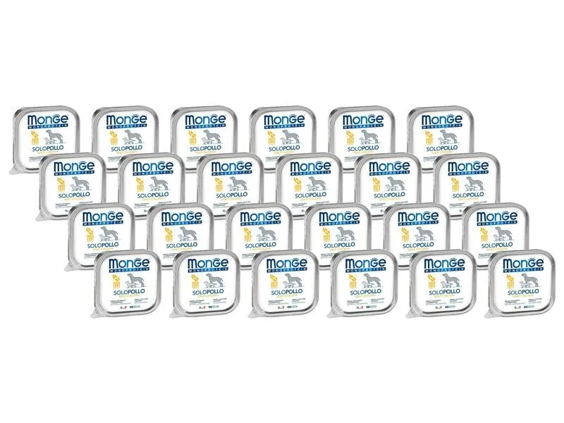 Monge Nassfutter Monoprotein Pâté Huhn, 24 x 150 g Monge Nassfutter Monoprotein Pâté Huhn, 24 x 150 g