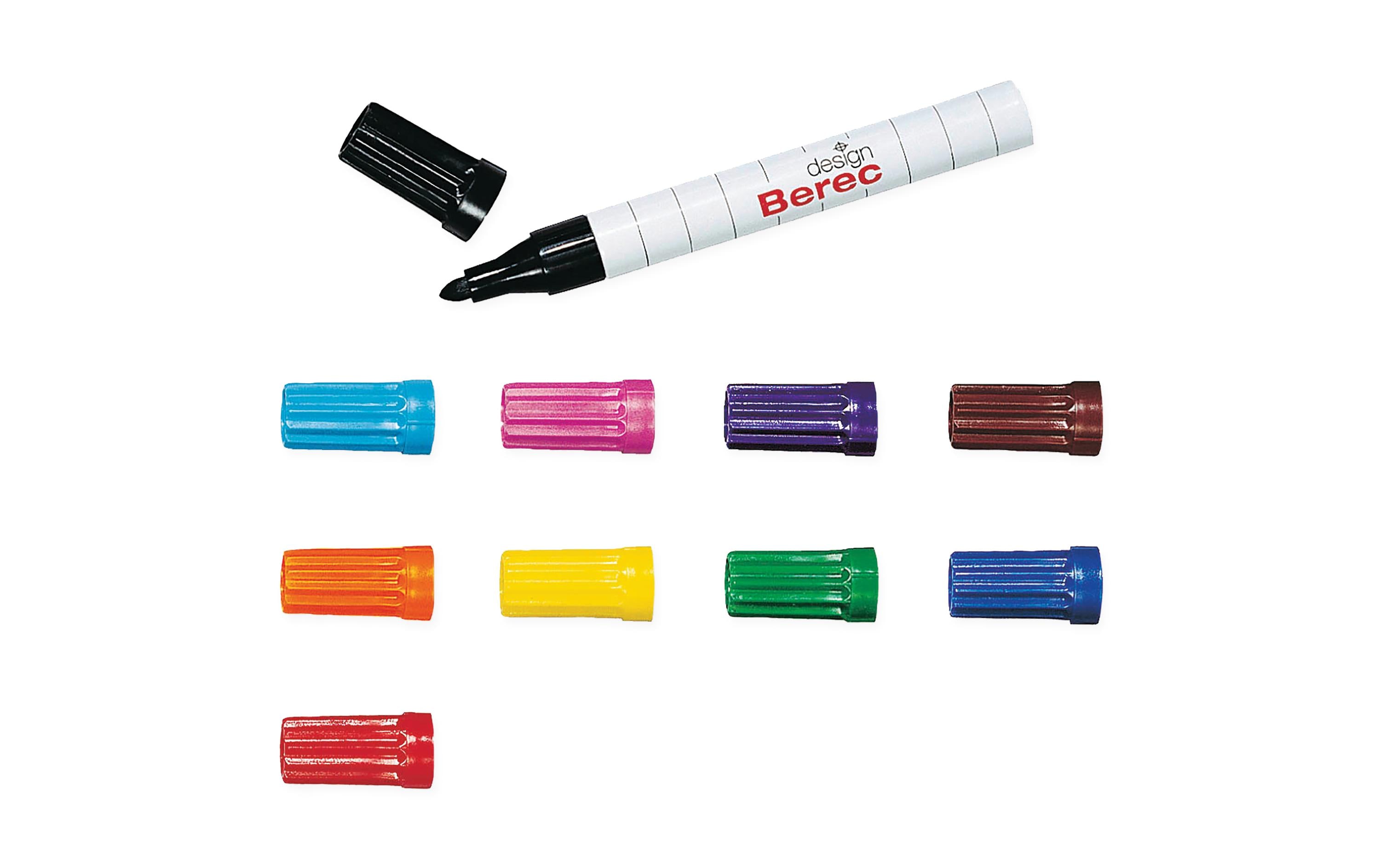 Berec Whiteboard-Marker 952 10 Stück, Mehrfarbig