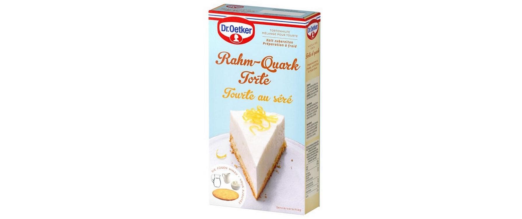 Dr.Oetker Backmischung Rahm-Quark-Torte 200g Dr.Oetker Backmischung Rahm-Quark-Torte 200g