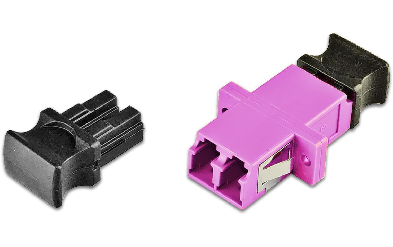 Lightwin LWL-Kupplung LC-LC, Multimode, OM4, Duplex Lightwin LWL-Kupplung LC-LC, Multimode, OM4, Duplex