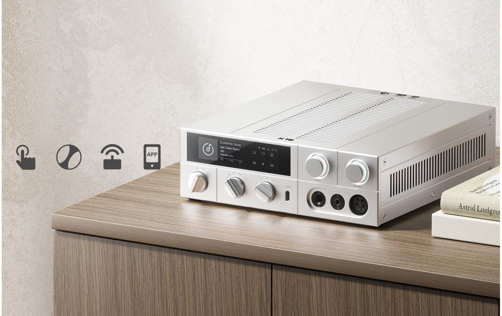 FiiO Kopfhörerverstärker & USB-DAC K15 Silber