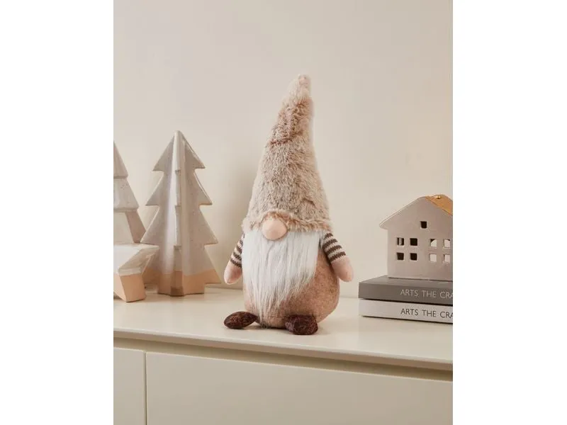 EGLO Weihnachtsfigur Ikara 35 cm, Beige/Weiss