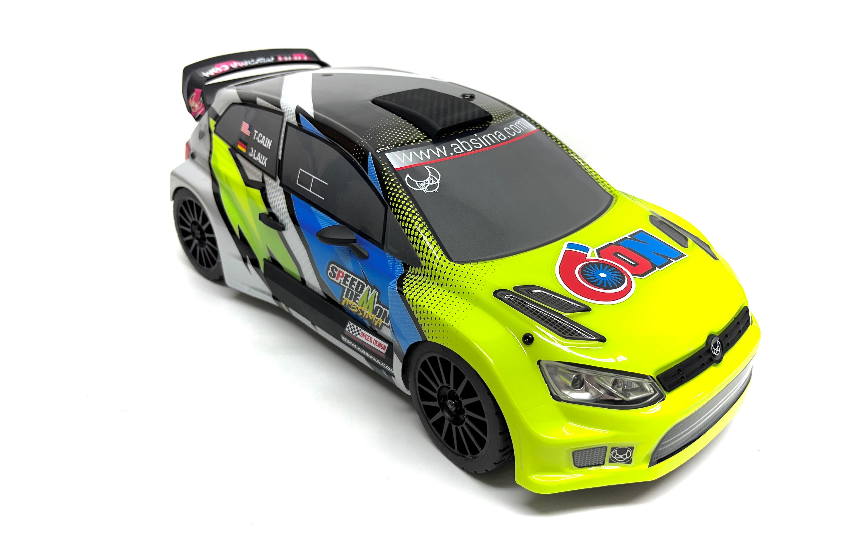 Absima Rally Car Speed Demon weiss, 4WD, RTR, 1:12