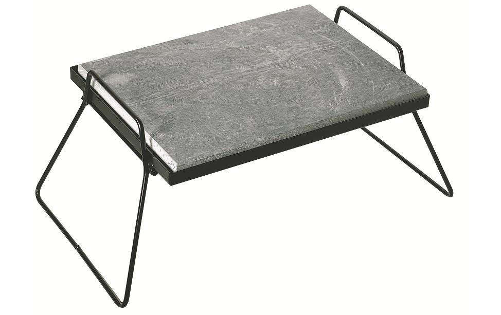 Nouvel Grillstein mit Tragegestell, 60 x 33 x 8 cm Nouvel Grillstein mit Tragegestell, 60 x 33 x 8 cm