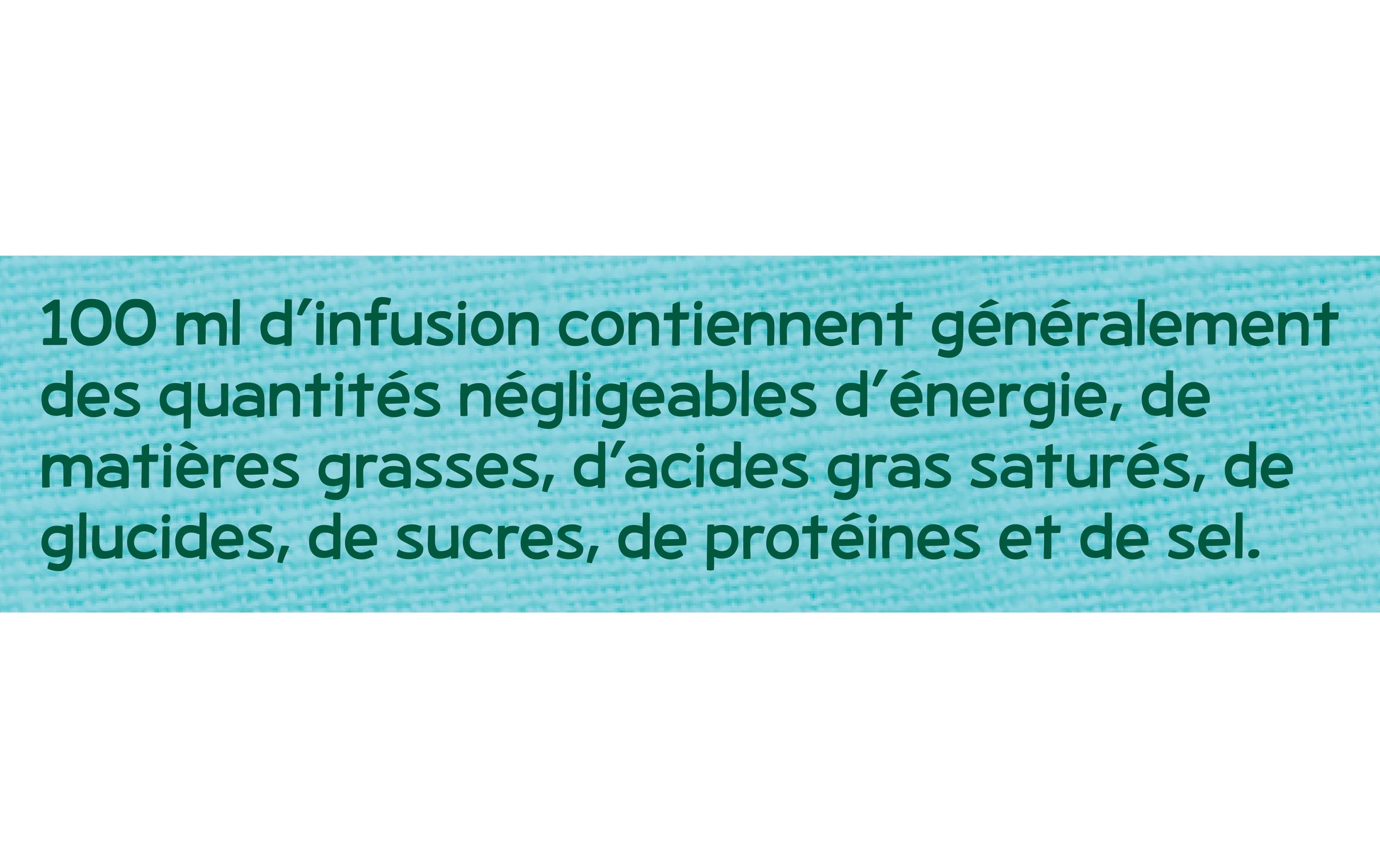 Eléphant Teebeutel Menthe Poivrée, Mente Douce, Verveine 20 Stück