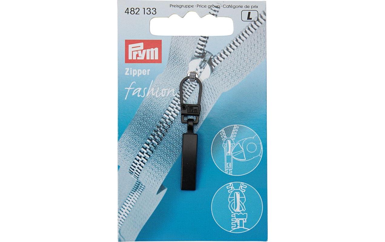 Prym Klettverschluss Schwarz, 43 mm x 6 mm