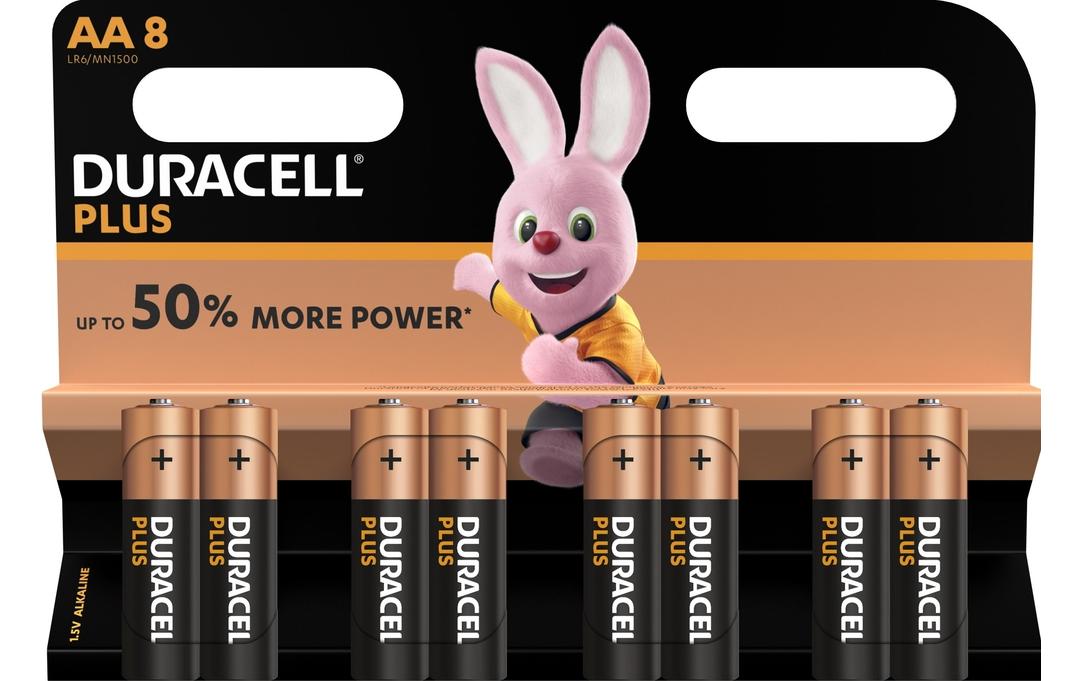 Duracell Batterie Plus Power MN1500 AA 8 Stück