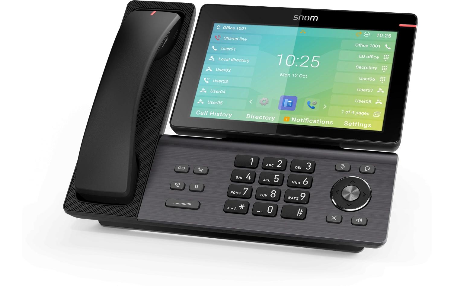 snom Tischtelefon D895M Schwarz