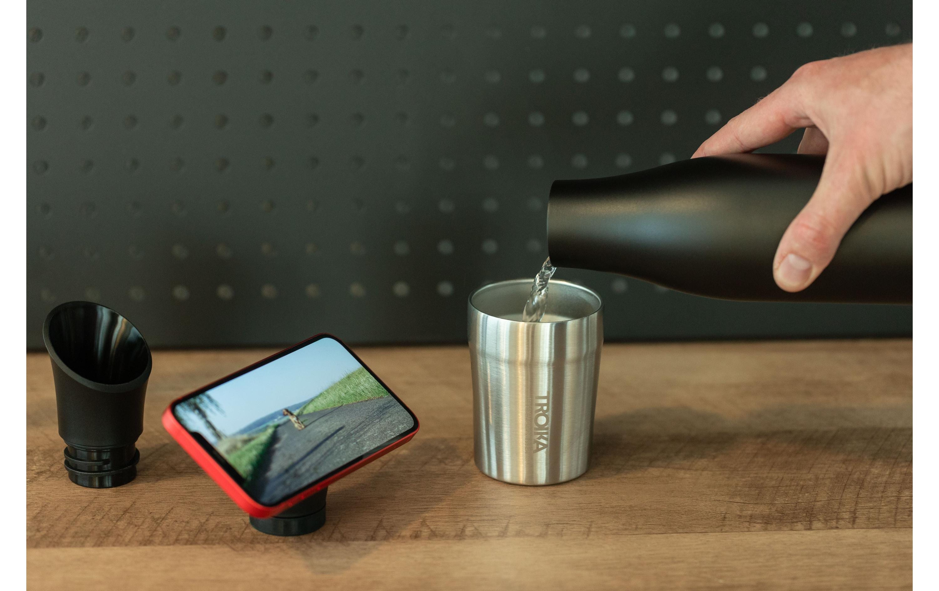 Troika Thermoflasche mit MagSafe, Silber 550 ml, Silber